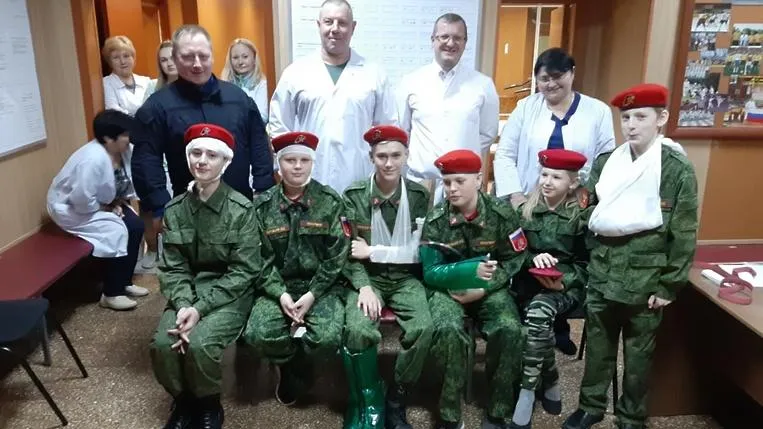 Юнармейцев Люберец научили оказывать доврачебную помощь