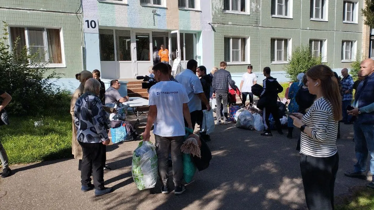 В округ Пушкинский прибыли семьи с детьми из Курской области