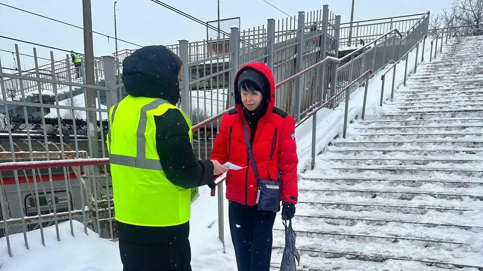 В Подольске прошло профилактическое мероприятие по безопасности на железной дороге