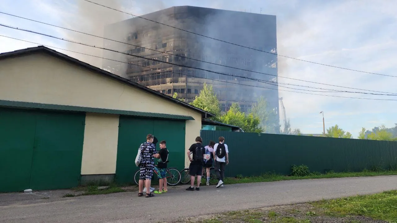 СК: возможная причина пожара во Фрязине — неисправная электропроводка