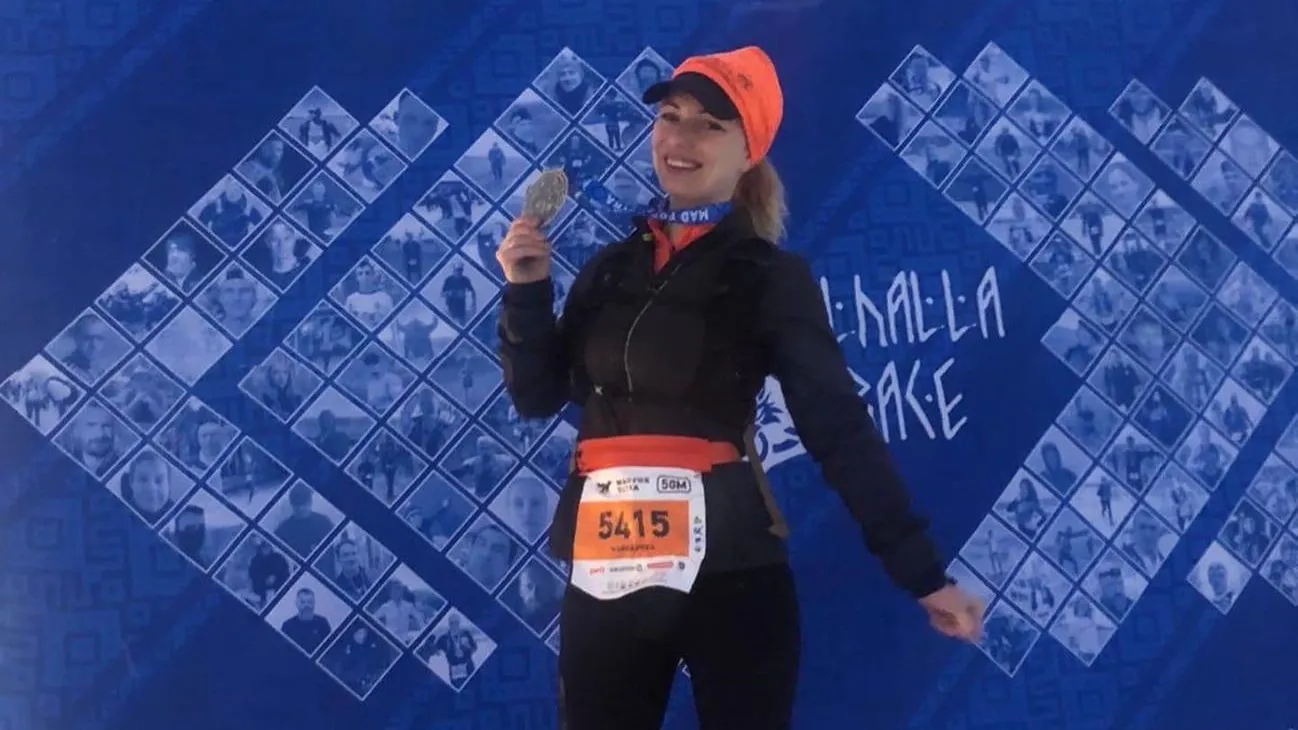Спортсменка из Подольска отличилась на Зимнем ультра‑трейл марафоне