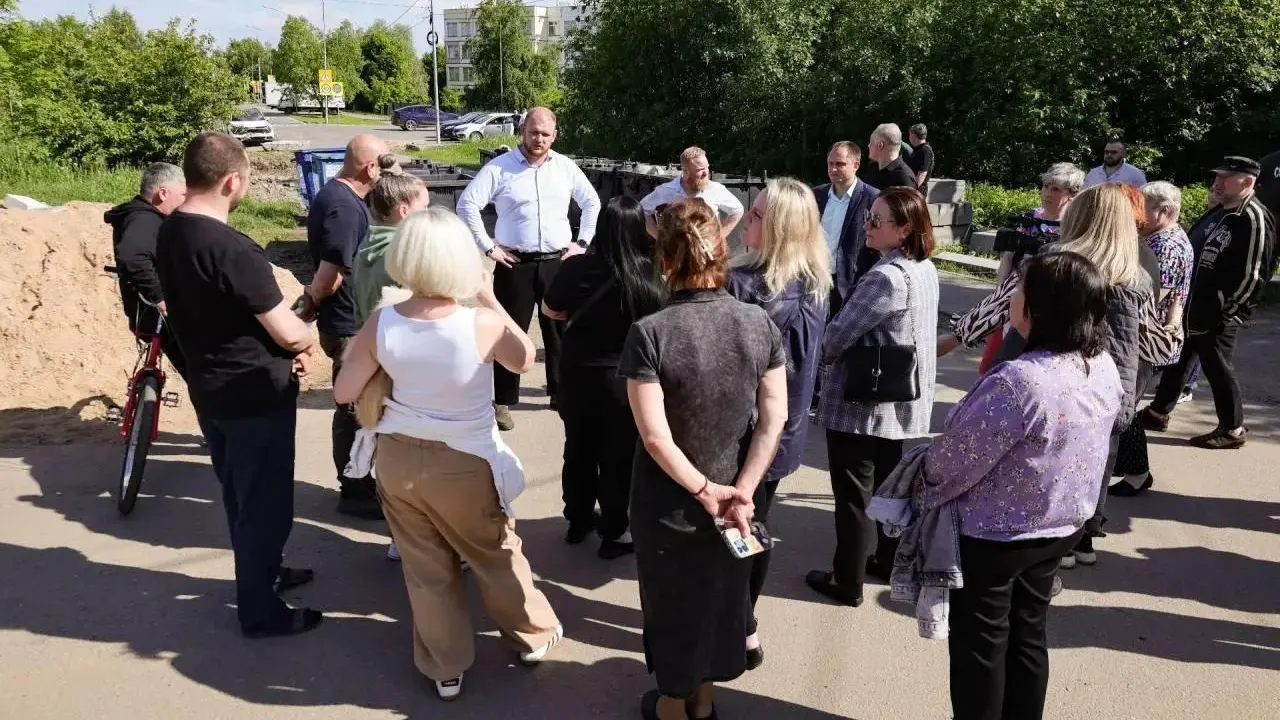 В деревне Беляниново в Мытищах модернизируют контейнерные площадки