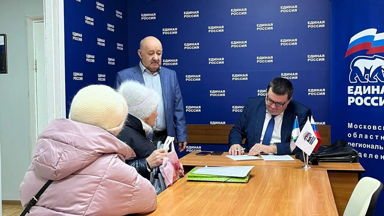 Депутат Голубев провел первый прием в 2024 г граждан в Кашире
