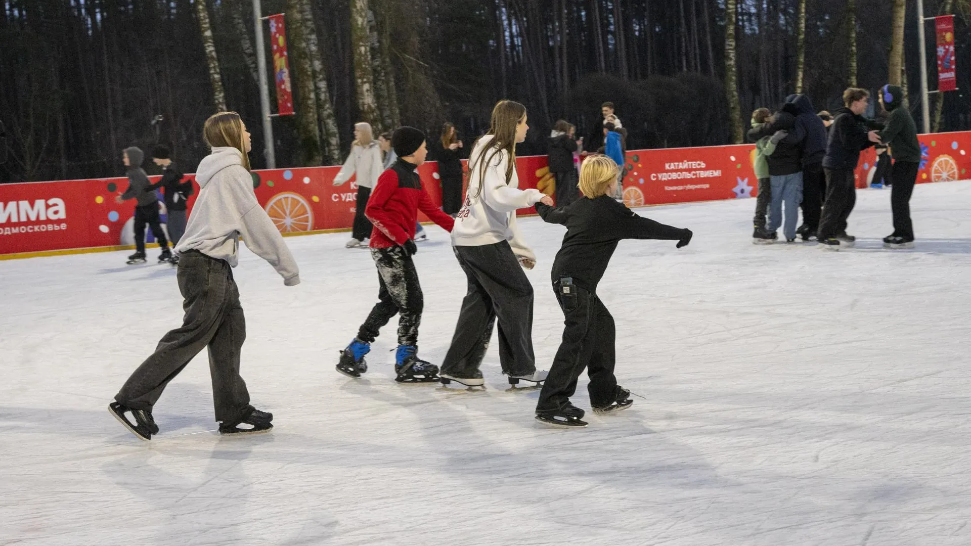 В Домодедово открыты 18 бесплатных катков для зимнего отдыха
