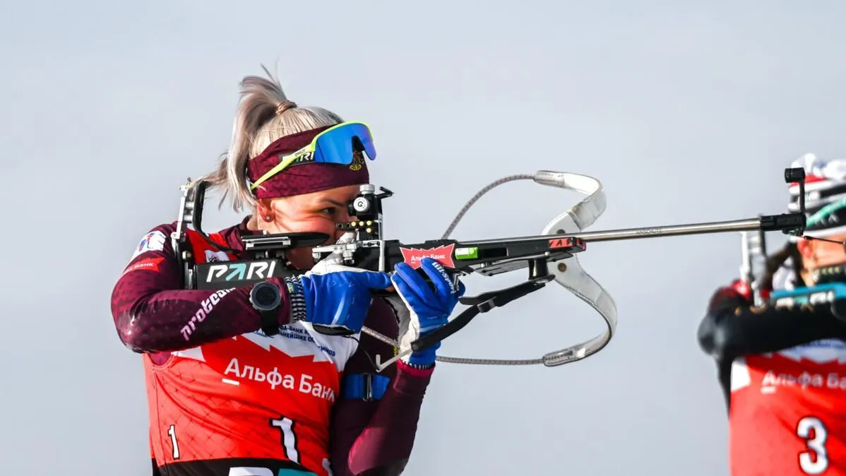 Подмосковная биатлонистка завоевала серебро чемпионата России