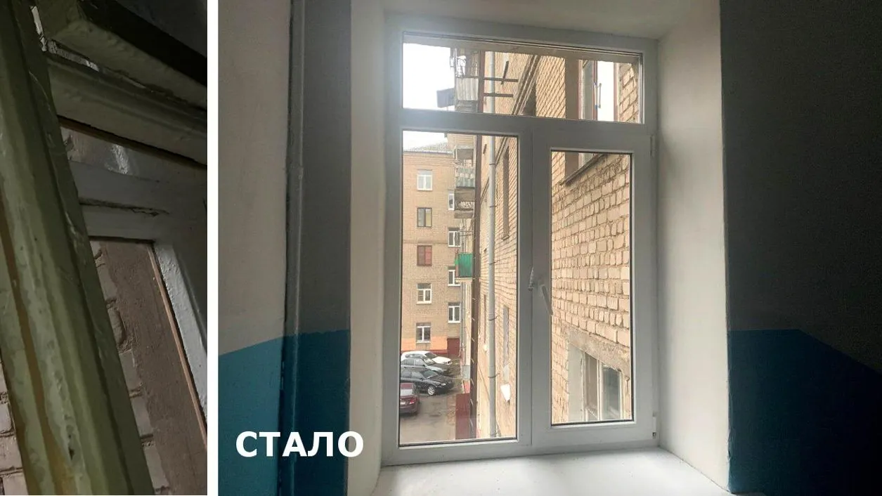УК привела в порядок подъезды дома в Королеве после капремонта