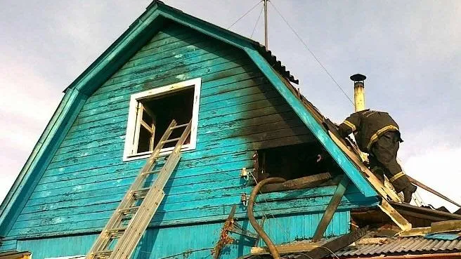 Человек пострадал при пожаре в жилом доме в Сергиево‑Посадском округе