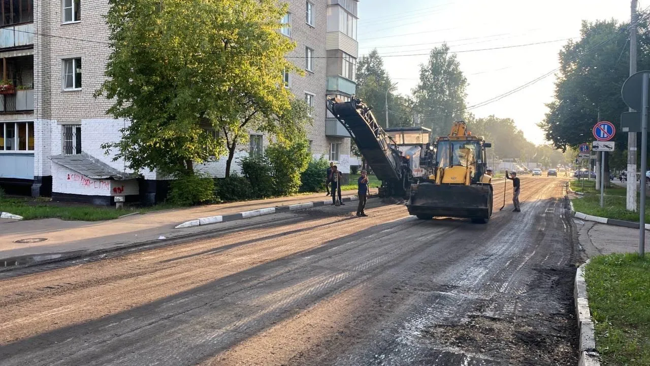 Дорогу на Театральной улице Подольска приведут в порядок до 1 сентября
