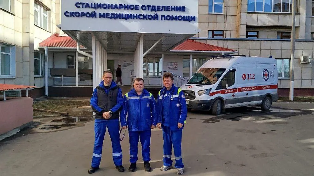 Медики Подмосковной скорой в Курске