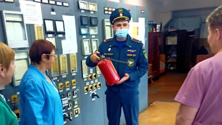 Инструктаж по пожарной безопасности прошел в имущественном комплексе ЖКХ Солнечногорска