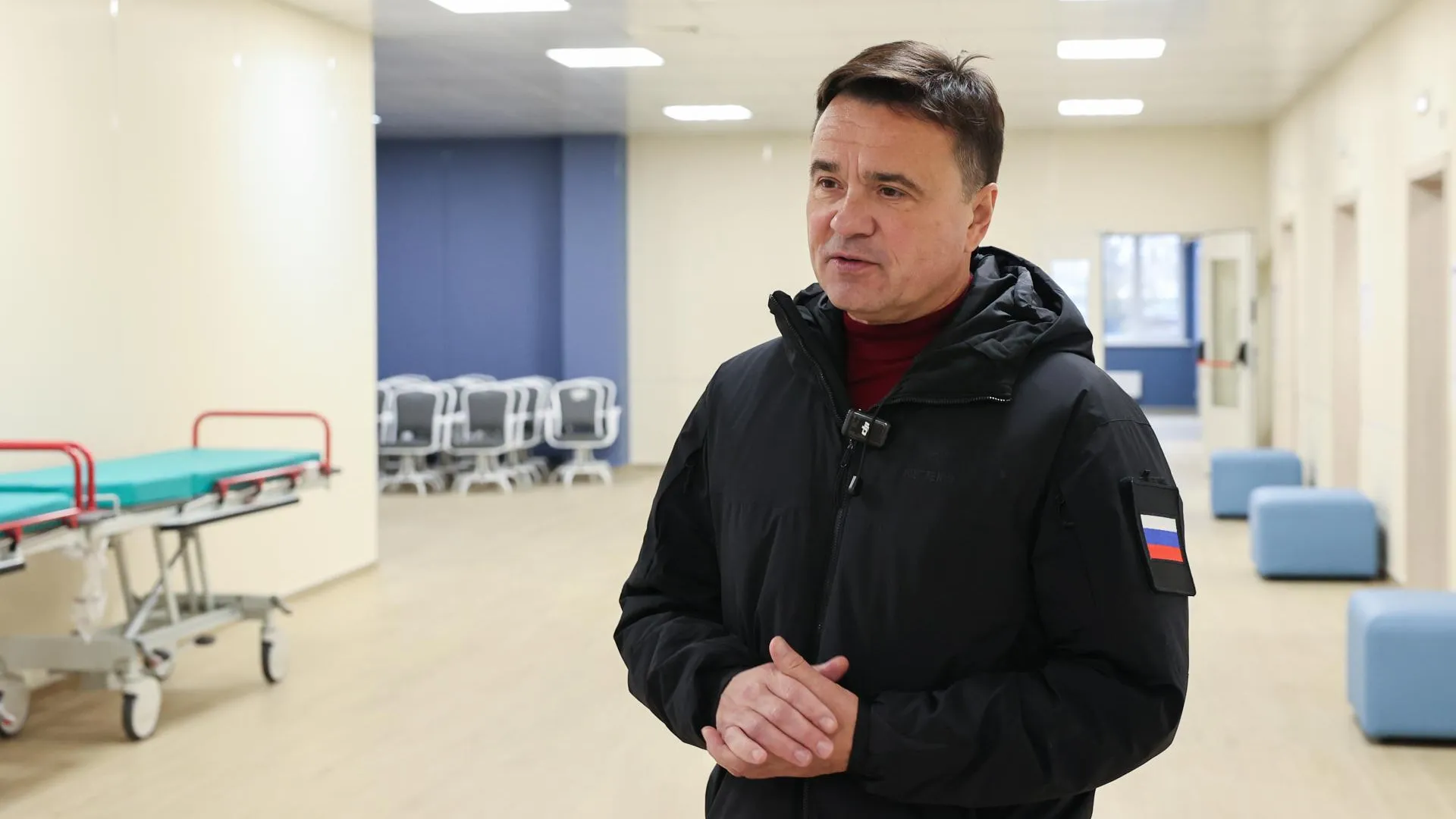 Андрей Воробьев: новую поликлинику в Октябрьском откроют в начале 2026 года