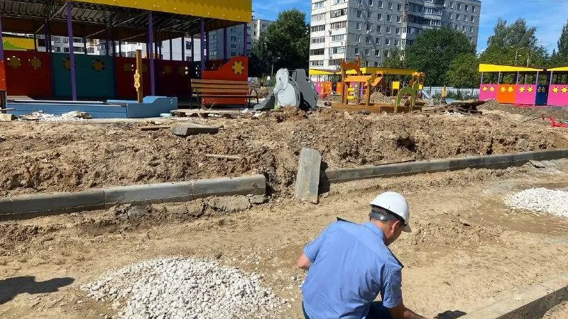 Стройготовность детского сада в Богородском округе достигла 90%