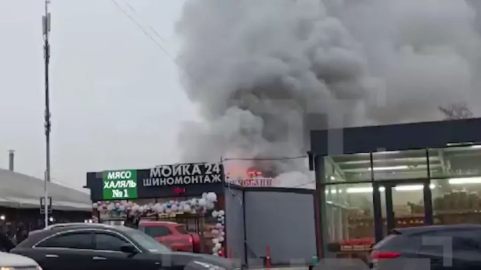 Николаевские бани вспыхнули в Химках