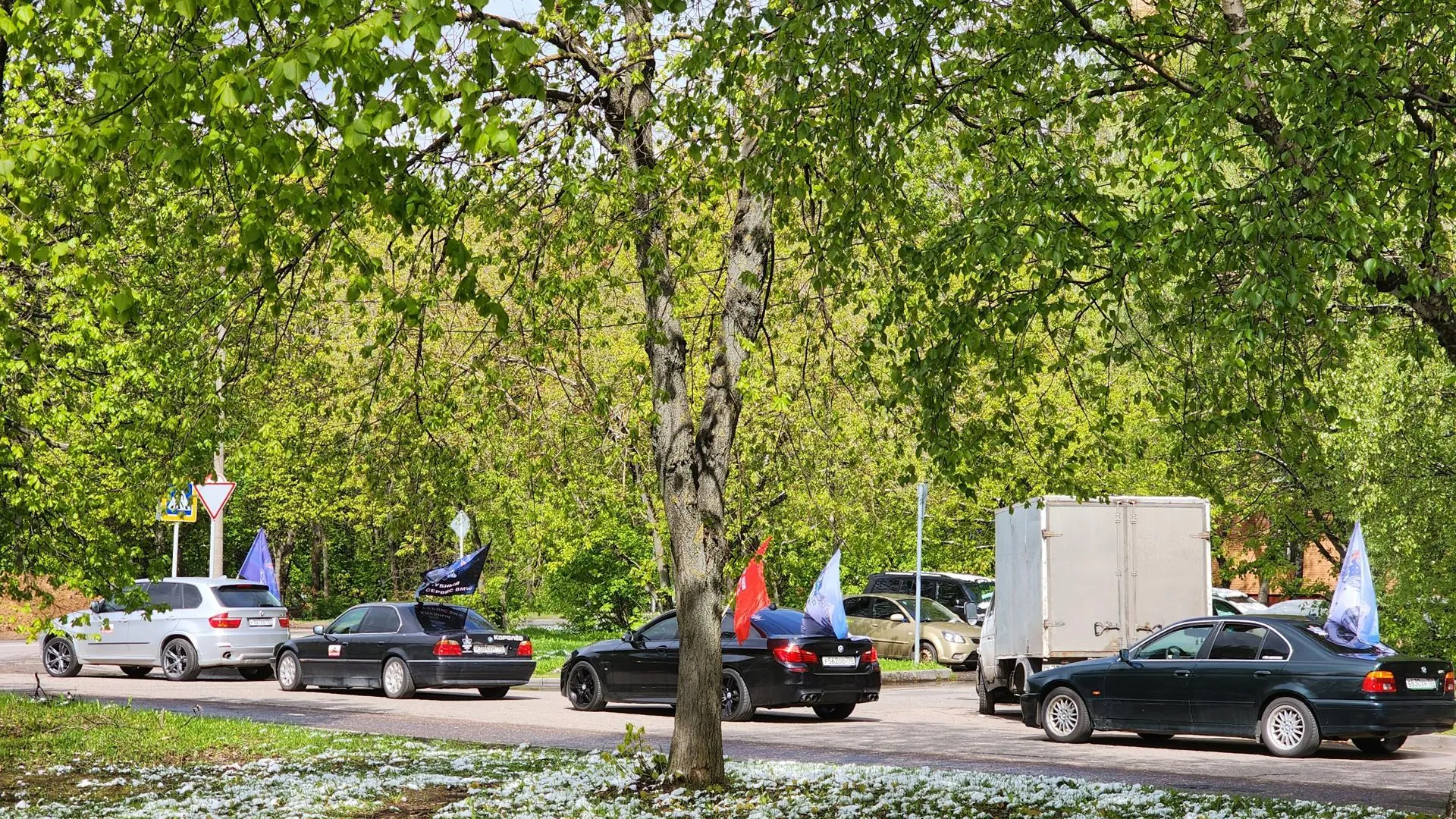 В Королеве состоялся традиционный автопробег в честь Дня Победы