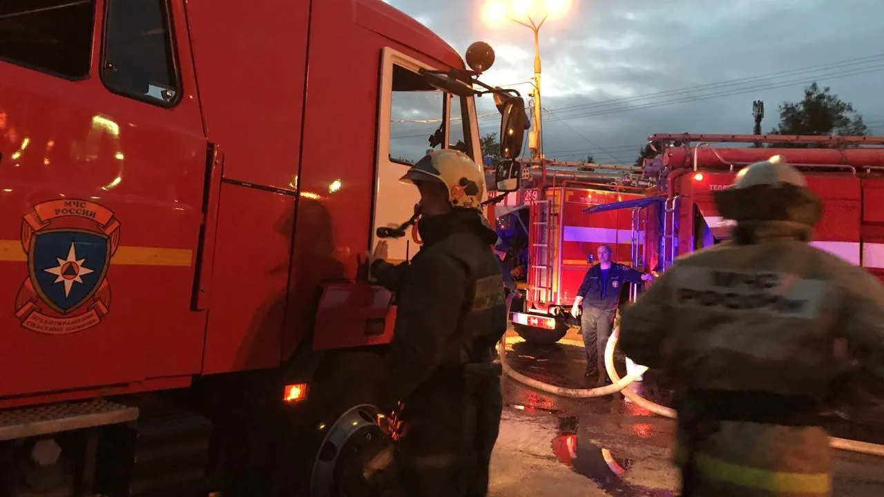 Открытое горение ликвидировали в цехе по производству пластмассы в Балашихе