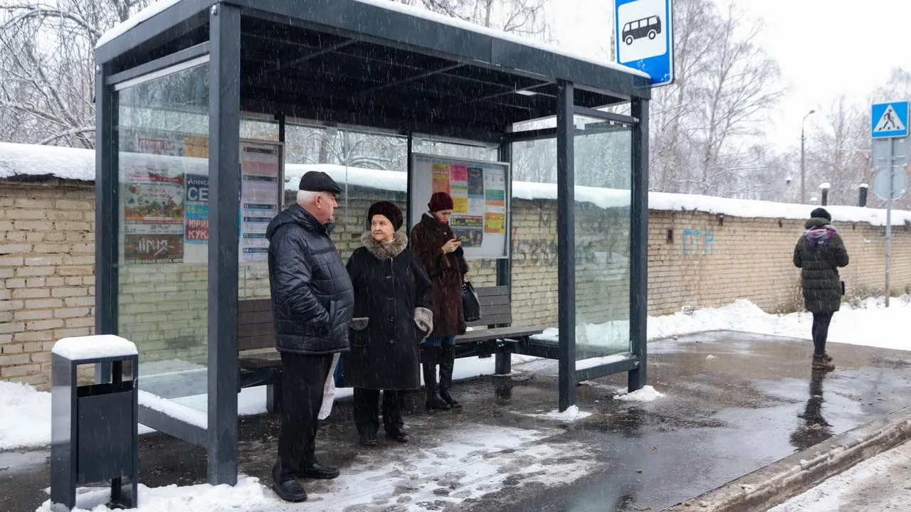7 новых остановочных павильонов установили в Мытищах