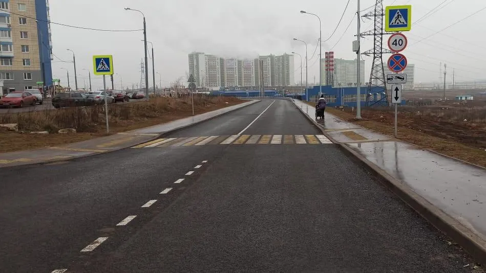 Две новые дороги построили в микрорайоне Южный Домодедова