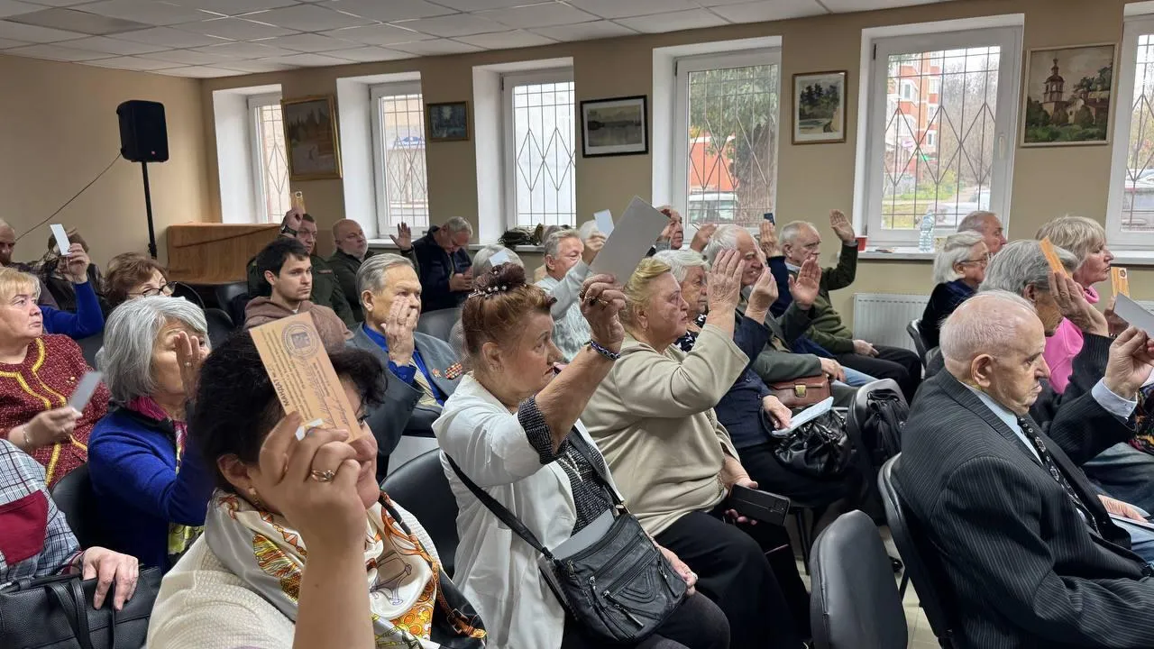 В Балашихе избрали новый состав совета ветеранов