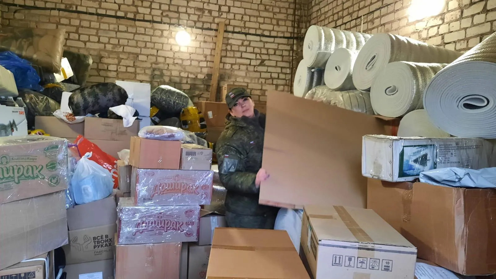 Семь автомобилей отправились из Подмосковья в зону СВО с грузом для военных