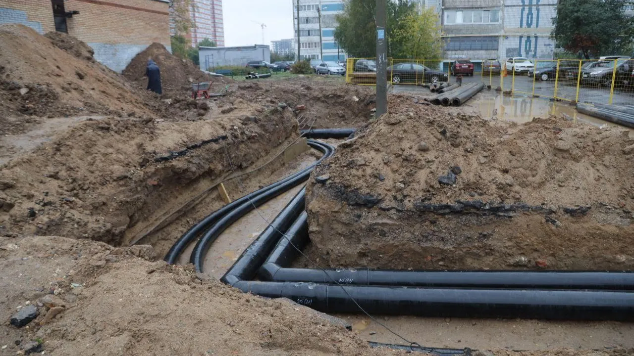 В Сергиевом Посаде завершаются работы по замене участка теплотрассы