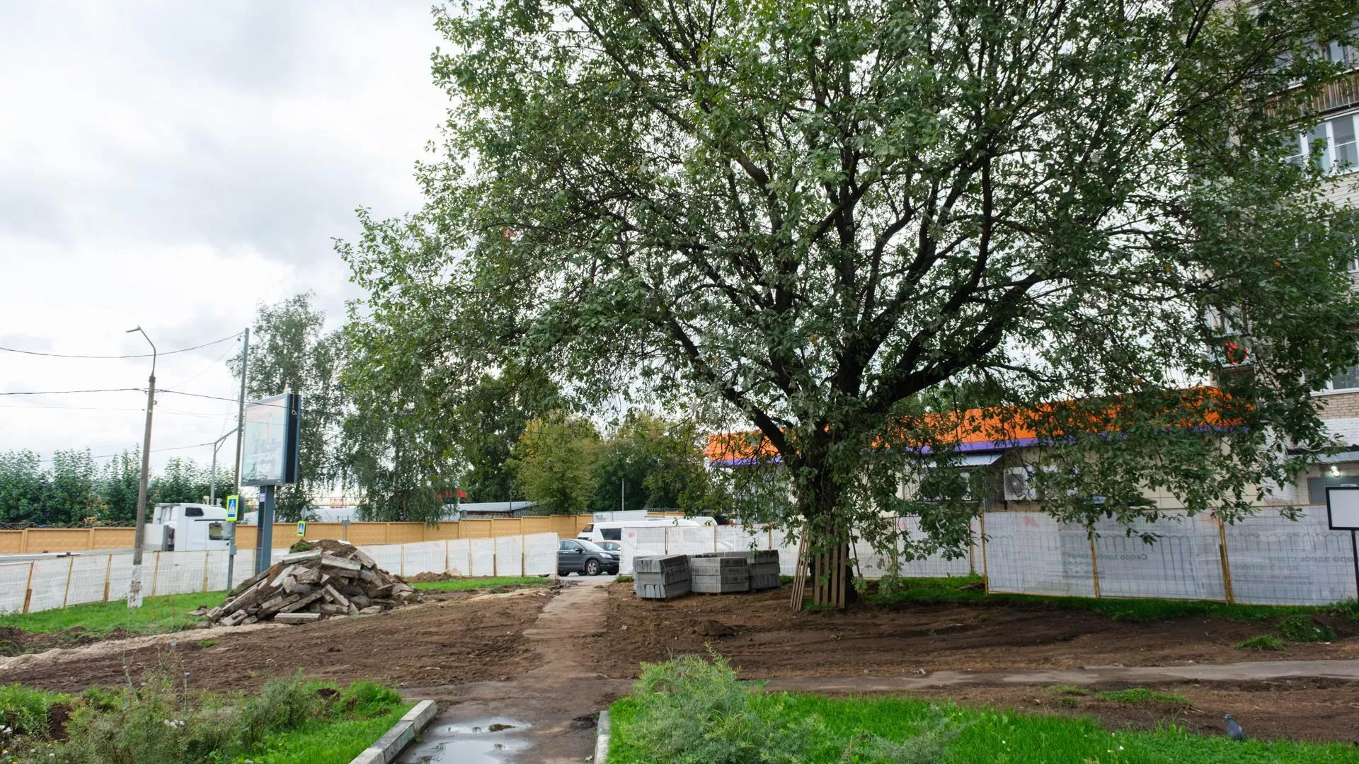 В Лыткарине приступили к строительству нового сквера