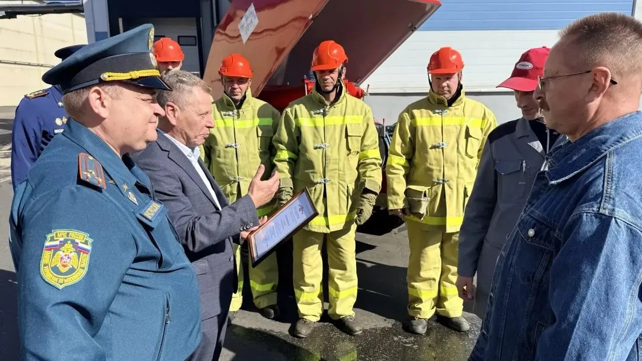 В Лыткарине на мясоперерабатывающем заводе открыли пожарную команду