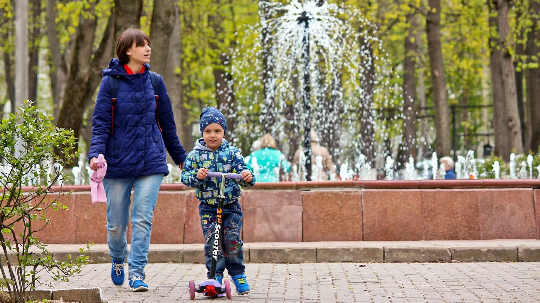 Сезон фонтанов закрылся в Подольске