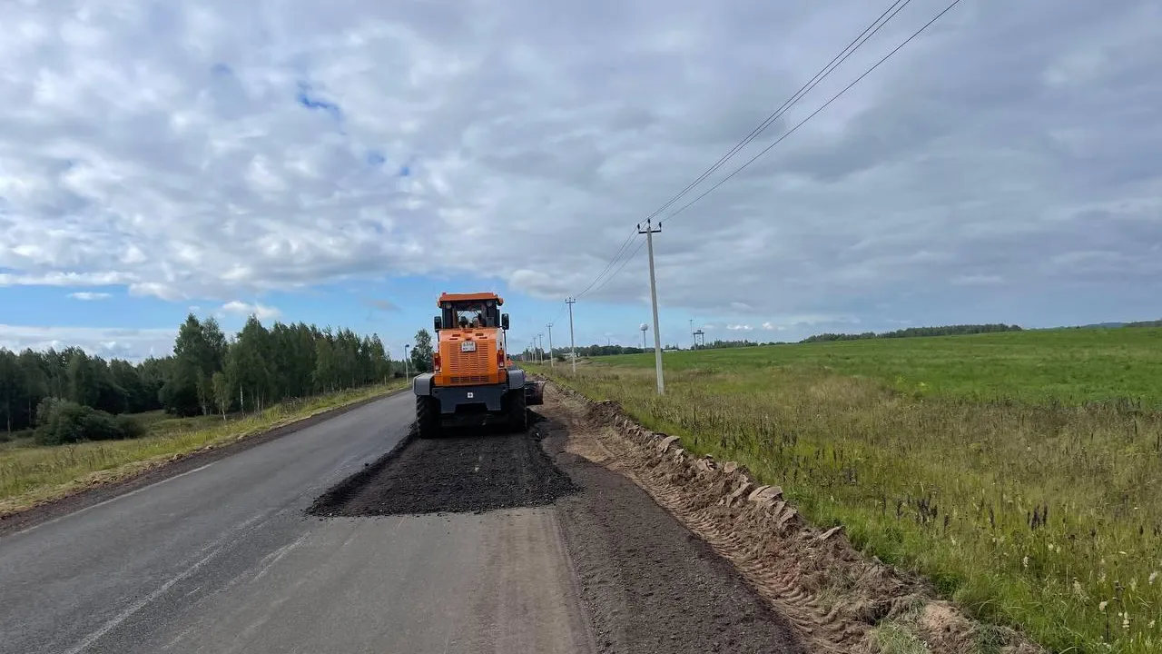 В Лотошине отремонтировали дороги в рамках нацпроекта