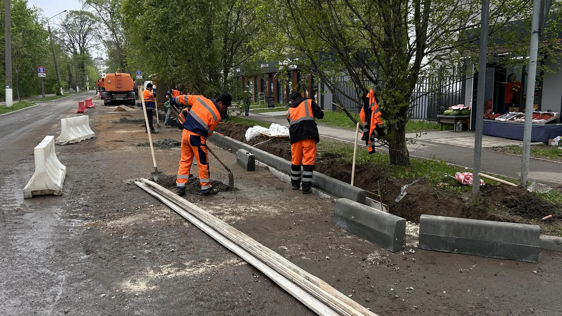 В Королеве начали ремонт дороги на улице Богомолова