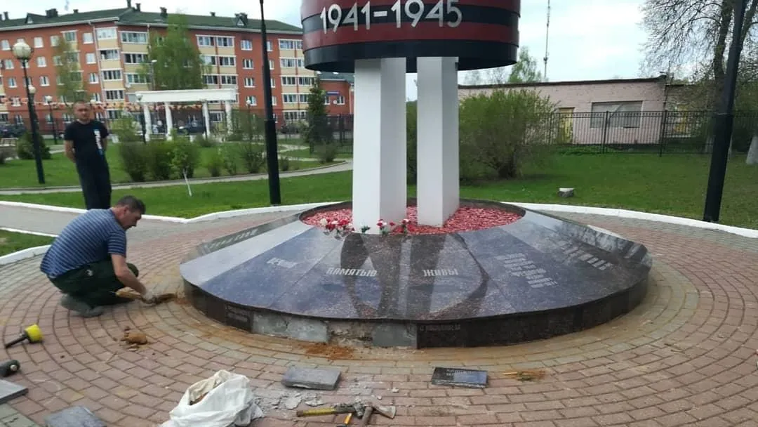 В поселке Подольска отреставрировали памятник погибшим воинам‑землякам