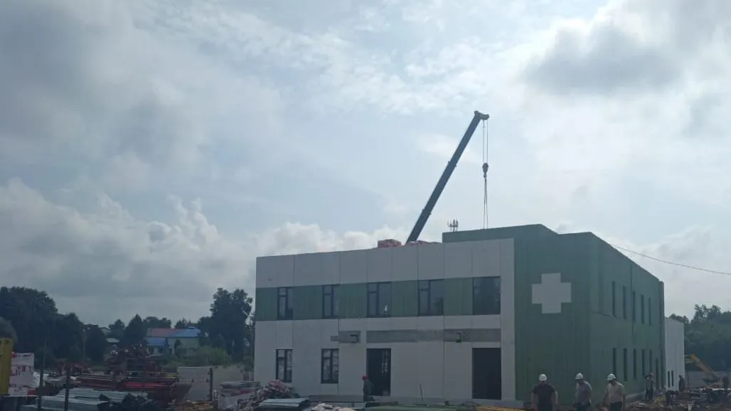 Новая подстанция скорой медпомощи в Ступине готова почти наполовину