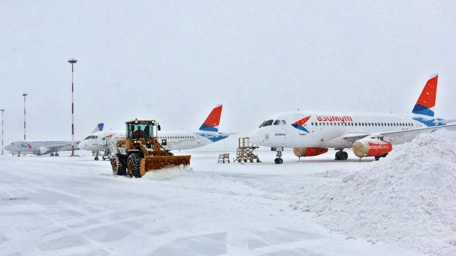 Около 80 рейсов задержали в аэропортах Московского региона из-за снегопада