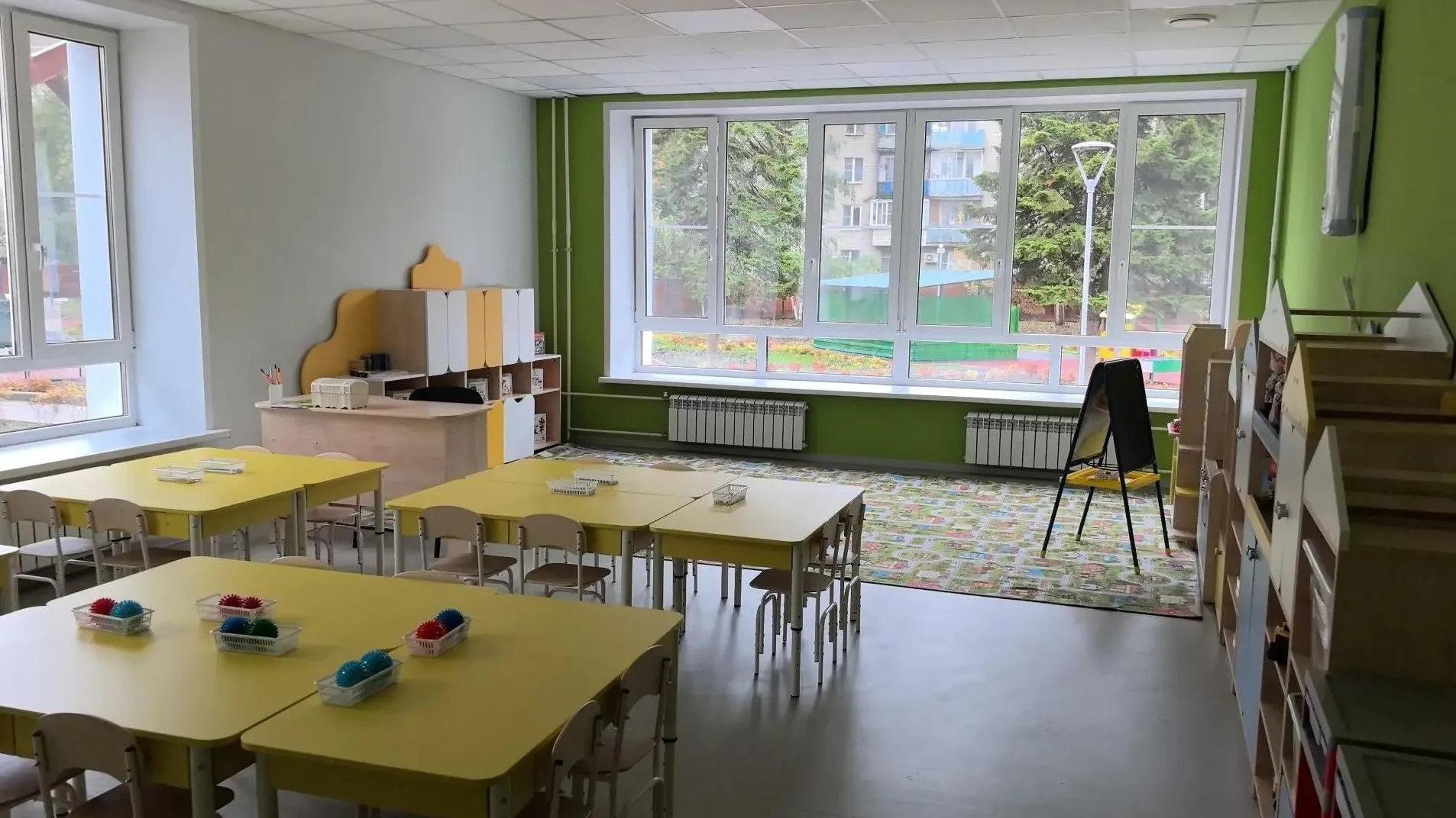 В Люберцах 24 сентября завершили капремонт дошкольного отделения школы № 26
