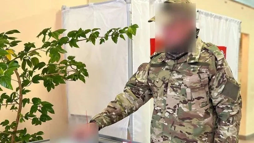 Боец СВО с позывным Джаконда проголосовал на выборах в Реутове