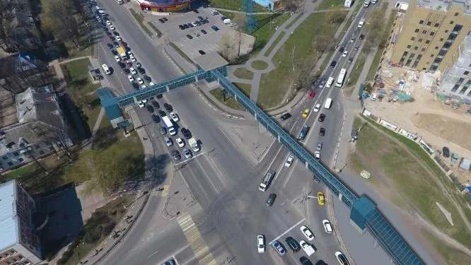 Новый надземный пешеходный переход построят в Красногорске