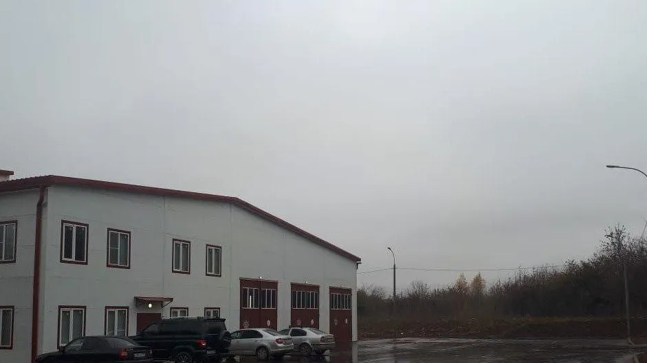 В мкрн Силикатная Подольска завершили строительство пожарного депо