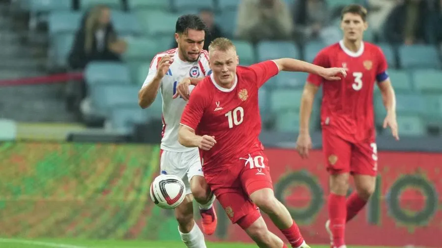 Сборная РФ уступила команде Чили, прервав серию из 22 беспроигрышных игр