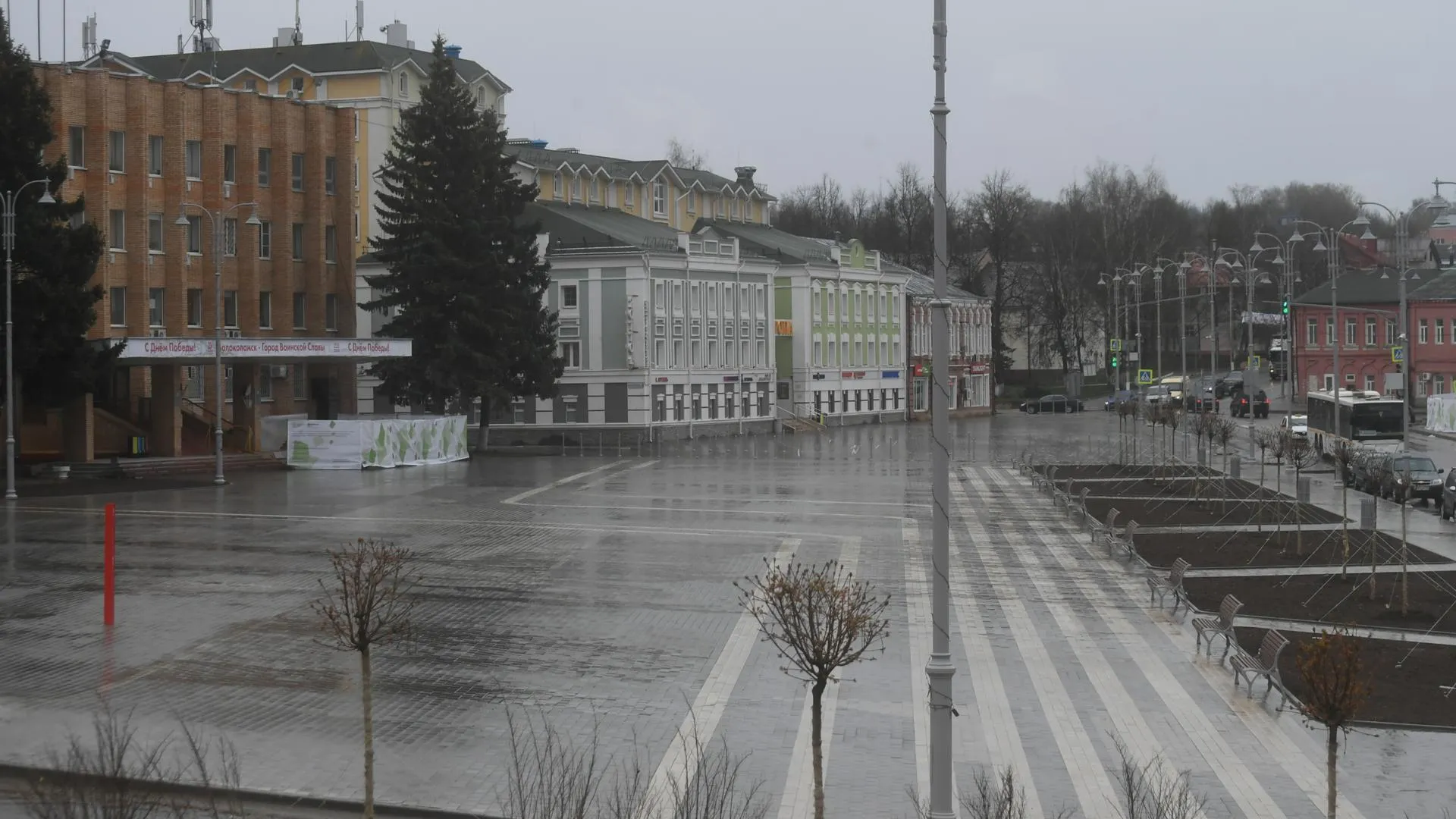 Советскую улицу благоустроили в Волоколамске