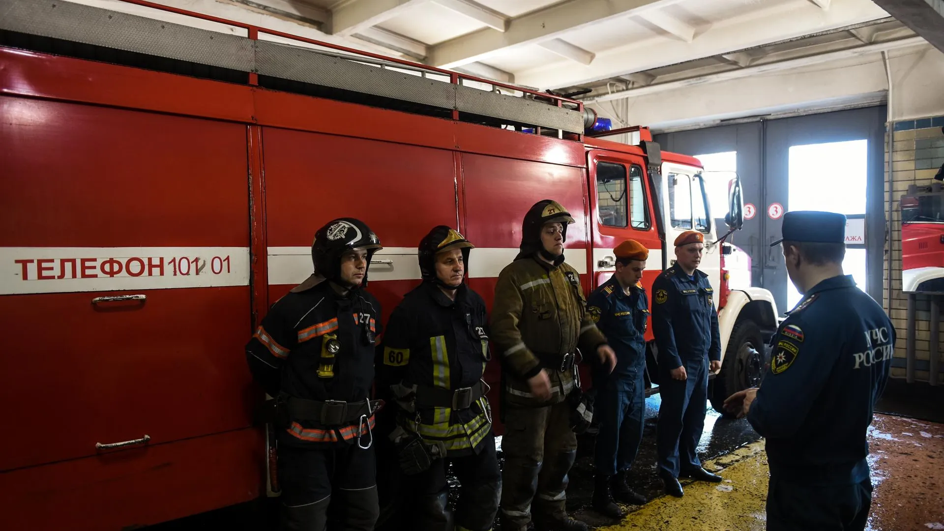 Огнеборцы потушили пожар в квартире дома в микрорайоне Подольска