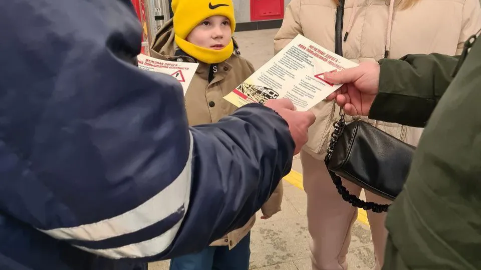 В Домодедове прошел рейд по безопасности на ж/д станции