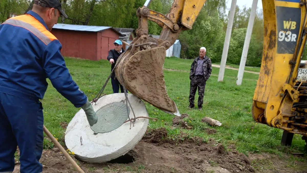 В Можайске провели работы на котельной деревни Дровнино и на канализационном колодце