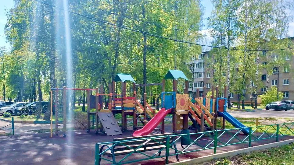 В Подмосковье восстановили 30 тыс кв метров покрытия на детских площадках