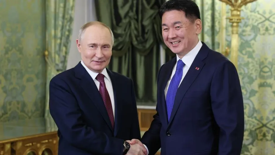 Путин провел встречу с президентом Монголии