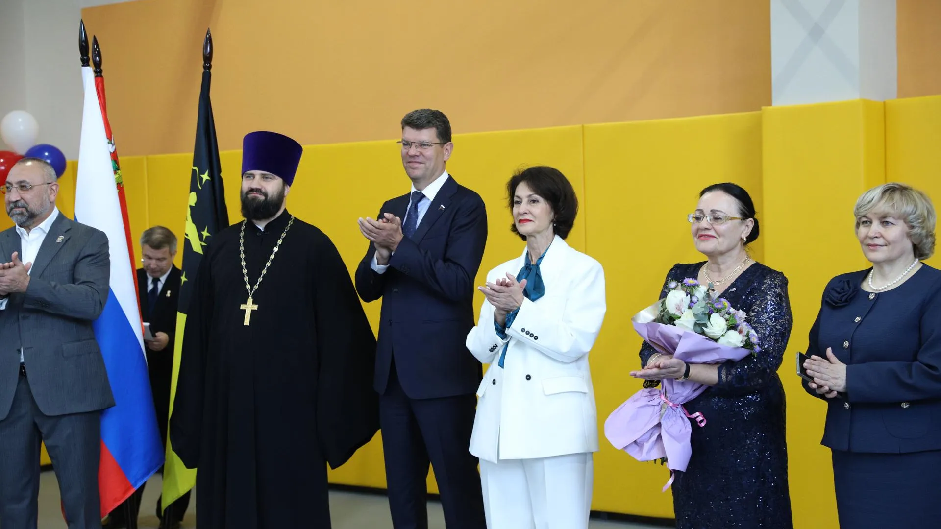 Инна Федотова дала старт новому учебному году в обновленной Луневской школе