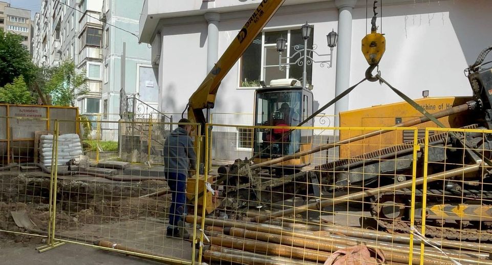 Более 300 м новых трубопроводов будут обеспечивать водой 7 тыс жителей в мкр Королева