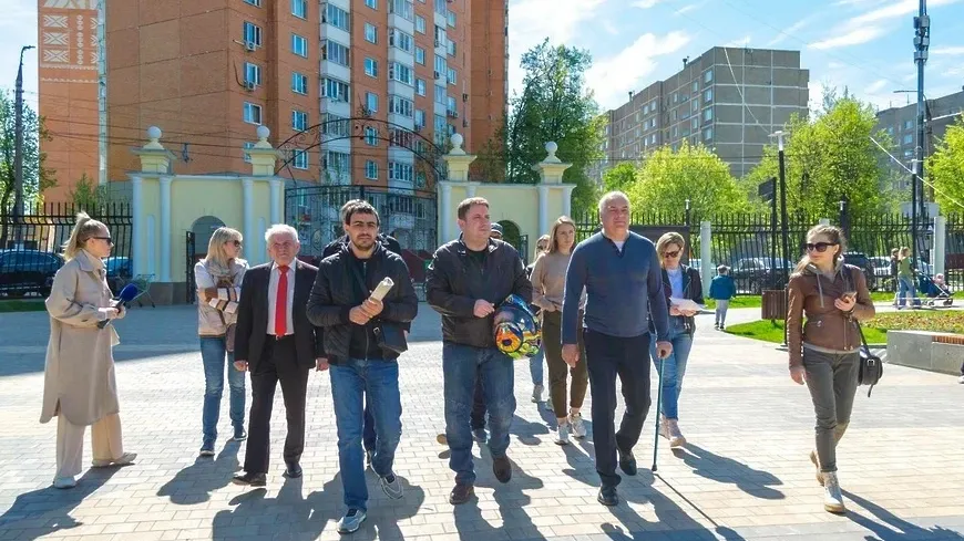 Старую сцену начнут демонтировать на танцверанде в парке Талалихина Подольска 23 мая