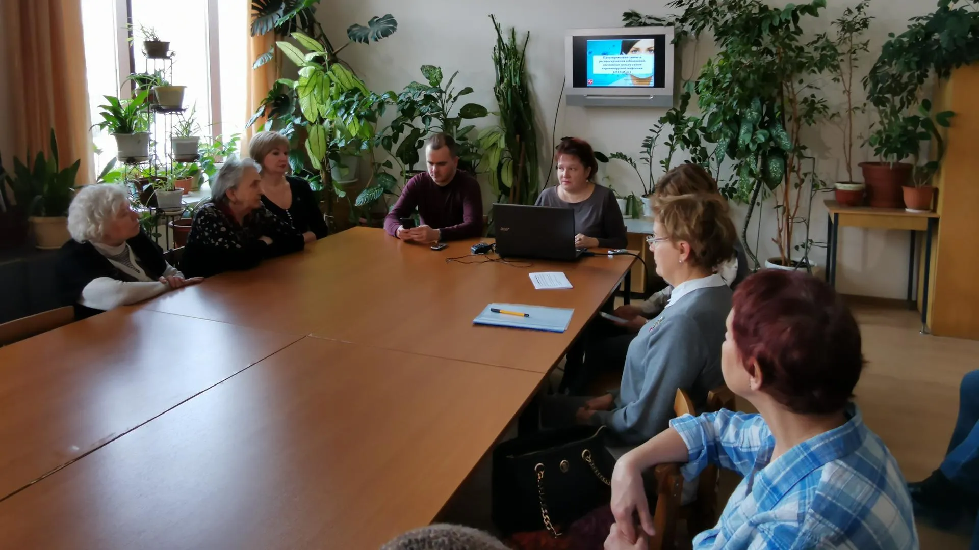 Врач‑эпидемиолог рассказала пенсионерам Королева о профилактике коронавируса