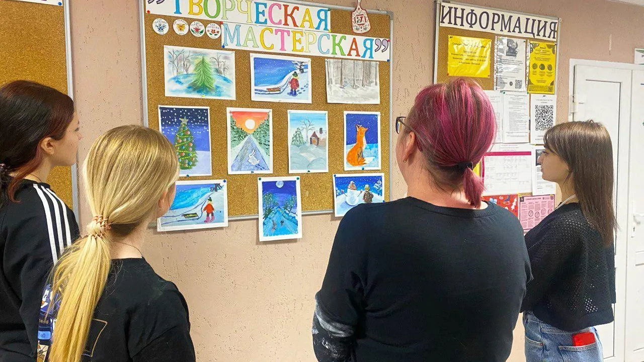 В Рузском округе состоялась выставка рисунков «Зимние зарисовки»