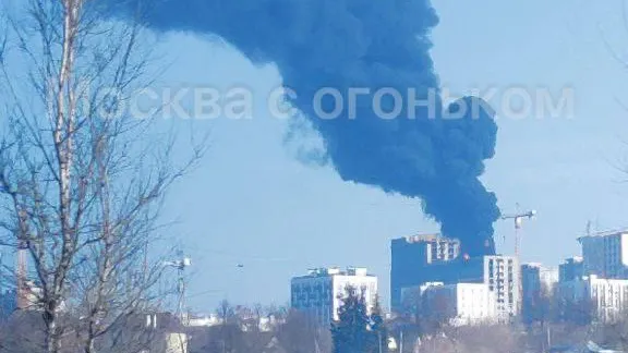Открытое горение ликвидировали в строящемся здании в Ленинском округе