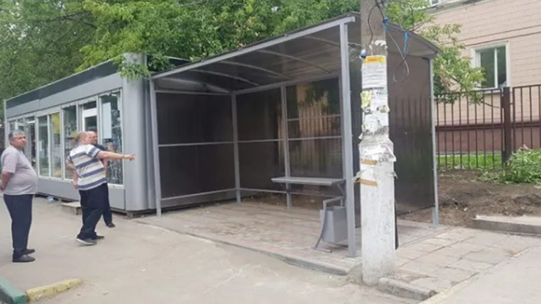 Новый павильон появился на конечной автобусной остановке микрорайона Силикат Котельников
